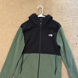 The North Face Black and Olive Jacket